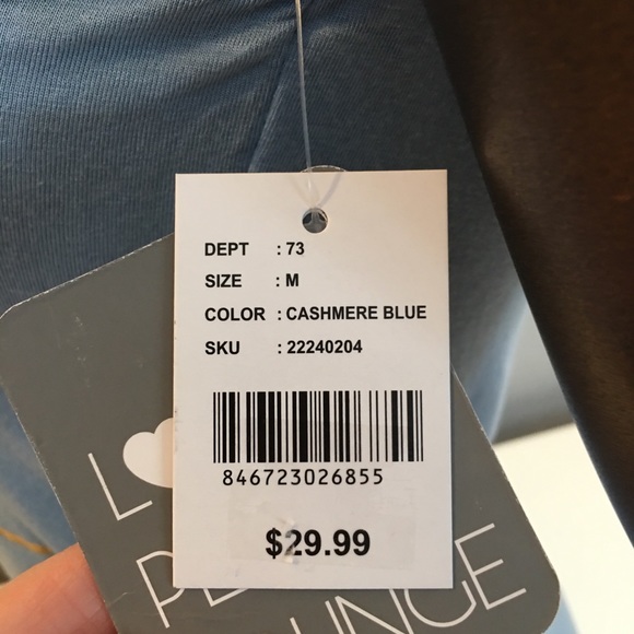 Love Peace Lounge Blue Big Beds Sleep Shirt - Picture 7 of 8